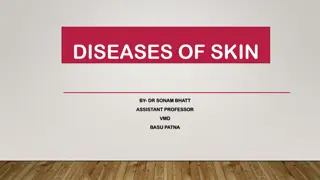 Diseases of Skin Overview and Primary Lesions by Dr. Sonam Bhatt, Assistant Professor VMD Basu Patna