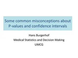 Understanding Common Misconceptions About P-Values and Confidence Intervals in Statistics