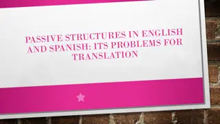 Strategies for Information Structure in English to Spanish Translation