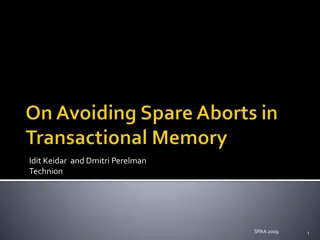 Analysis of Transactional Memory Techniques in Multi-Core Architectures