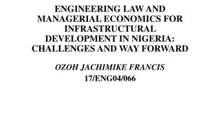 Challenges and Solutions for Infrastructure Development in Nigeria