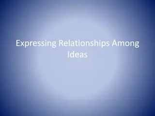 Relationships Among Ideas: Signal Words and Grammar