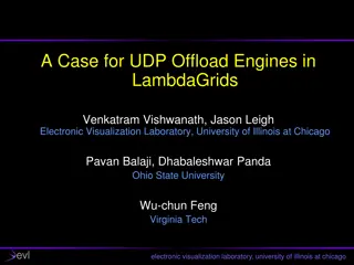 Optimizing Real-Time Data Delivery with UDP Offload Engines in LambdaGrids