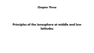 Ionospheric Absorption Laws and Regions