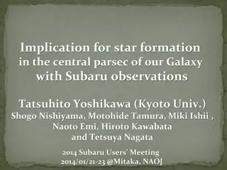 Implications of Star Formation in the Central Parsec of Our Galaxy with Subaru Observations