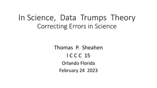 The Triumph of Data over Theory in Science