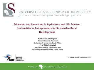 Transforming Agricultural Education in Africa for Sustainable Development