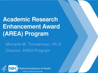 Academic Research Enhancement Award (AREA) Program Overview