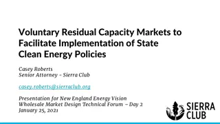 Implementing Voluntary Residual Capacity Markets for Clean Energy Policies