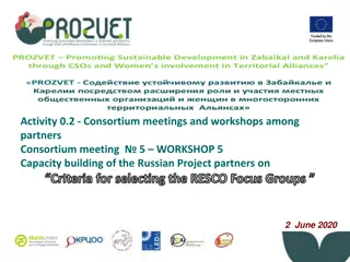 Capacity Building and Partner Engagement in Russian Tourism Sector Consortium