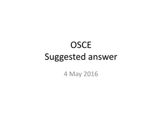 OSCE Suggested Answers May 2016