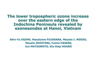 Study on Lower Tropospheric Ozone Increase in Indochina Peninsula