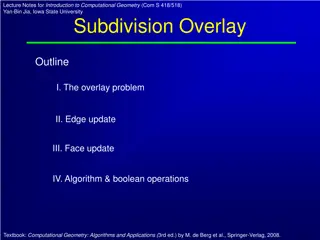 Overview of Subdivision Overlay in Computational Geometry