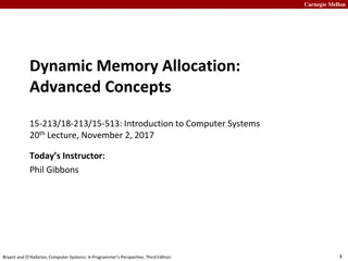 Dynamic Memory Allocation in Computer Systems