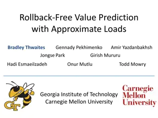 Enhancing Processor Performance Through Rollback-Free Value Prediction