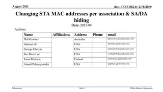 Addressing Privacy Concerns in IEEE 802.11-21: Changing MAC Addresses for Improved Security