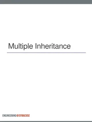 Multiple Inheritance in Object-Oriented Programming