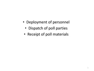 Guidelines for Deployment of Personnel in Election Duties