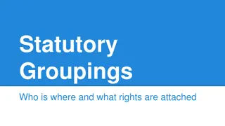 Statutory Groupings in Teacher Evaluation Systems