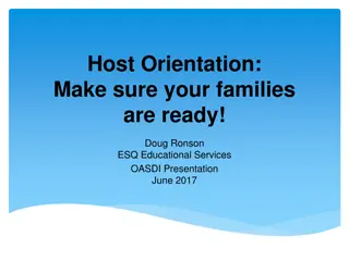 Enhancing Student Homestay Experience Through Host Orientation