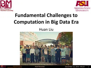 Challenges in Big Data Computation: Insights from ASU Panel Discussion