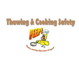 Safe Thawing and Cooking of Poultry