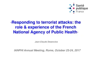 The Role of French National Agency of Public Health in Responding to Terrorist Attacks