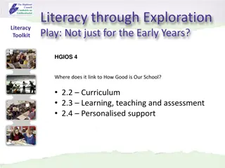 Exploring Literacy Through Play: A Holistic Approach Beyond Early Years