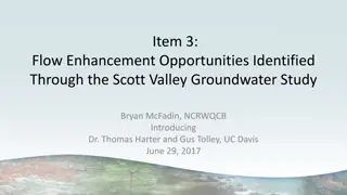 Enhancing Flow Opportunities in Scott Valley Groundwater Study