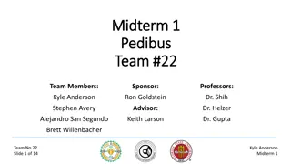 Design Overview of Midterm Project Team No. 22 - Pedibus