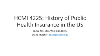 History of Public Health Insurance in the US: Understanding Federal Expenditure Before 1900