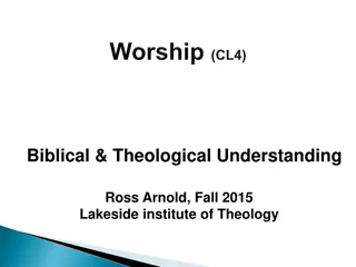 Biblical and Theological Aspects of Worship