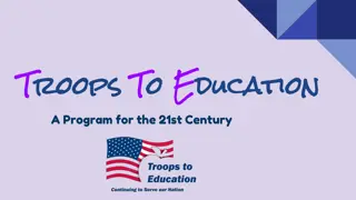 Addressing the Teacher Shortage Crisis: Troops to Education Program