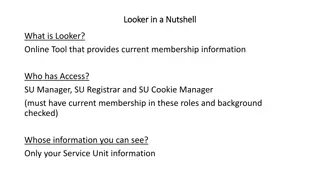 Overview of Looker - Membership Information and Reports