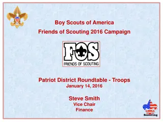 Boy Scouts of America Friends of Scouting Campaign Overview