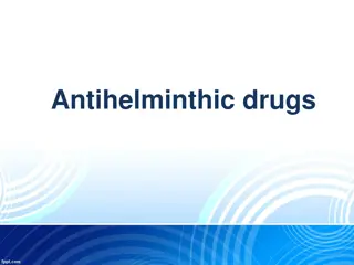 Antihelminthic Drugs and Helminth Infections