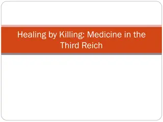 Medicine in Germany during the Third Reich (1933-1945): A Historical Study