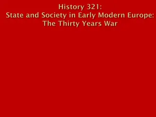 Europe's Tragedy: Peace Negotiations and Historical Significance in the 17th Century