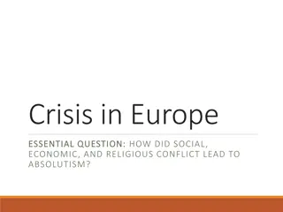 Religious and Social Conflicts Fueling the Rise of Absolutism in Europe