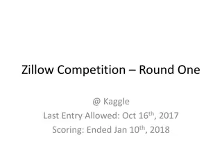 Zillow Kaggle Competition Overview and Incentives