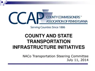 Transportation Infrastructure Initiatives in Dauphin County