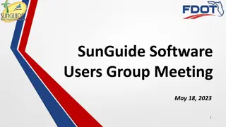 SunGuide Software Users Group Meeting Highlights