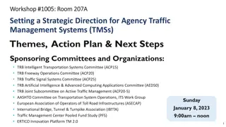 Strategic Direction for Agency Traffic Management Systems Workshop