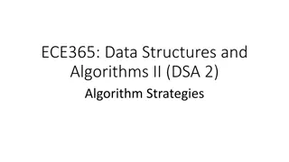 Algorithm Strategies: Greedy Algorithms and the Coin-changing Problem