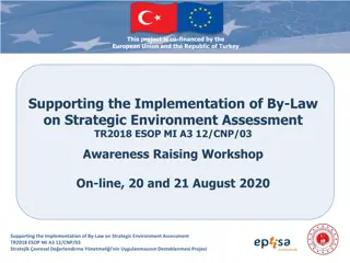 Workshop on Strategic Environment Assessment: EU-Turkey Project