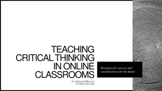 Unleashing Critical Thinking in Online Psychology Education