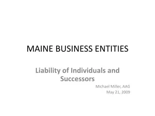 Liability of Individuals in Maine Business Entities