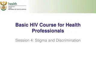 HIV-Related Stigma and Discrimination