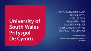 Addressing Health Disparities in People with Intellectual Disabilities: Roles of Nurses and Midwives