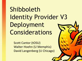 Shibboleth Identity Provider V3 Deployment Considerations and Key Differences for V2 Deployers